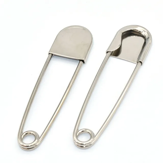 Extra Large Safety Pins Oversized Safety Pins Brooch Jumbo Horse Blanket  Pins Metal Stitch Markers Sewing Pins-2pcs 