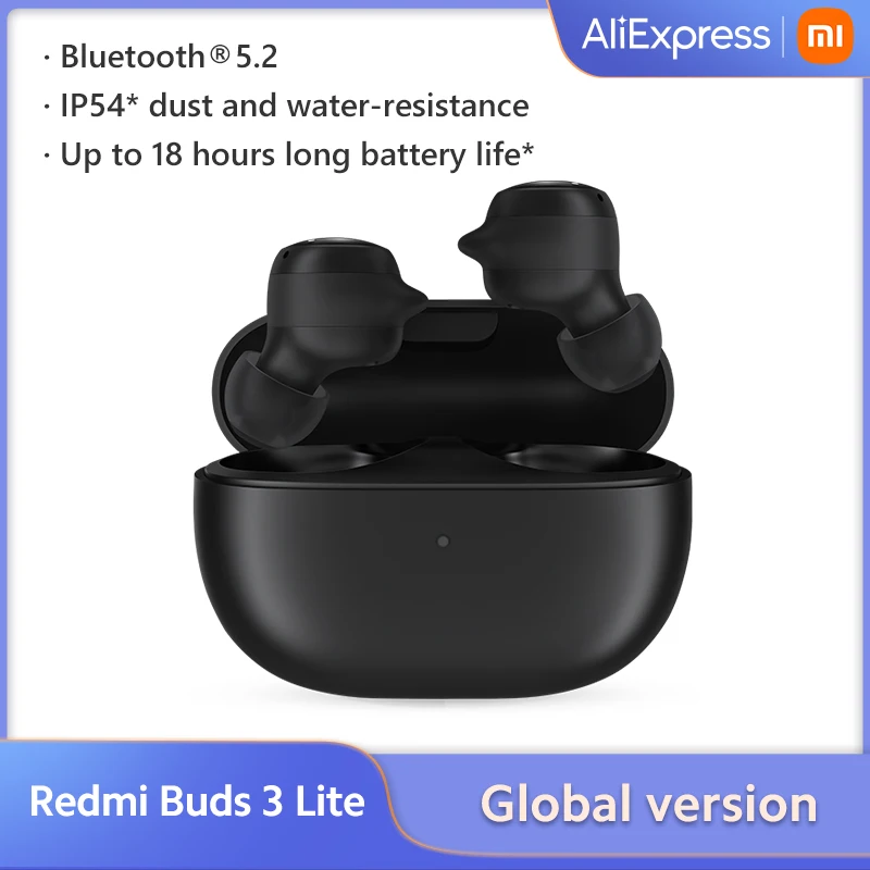 Глобальная версия Xiaomi Redmi Buds 3 Lite беспроводные наушники Bluetooth 5 2 TWS настоящая