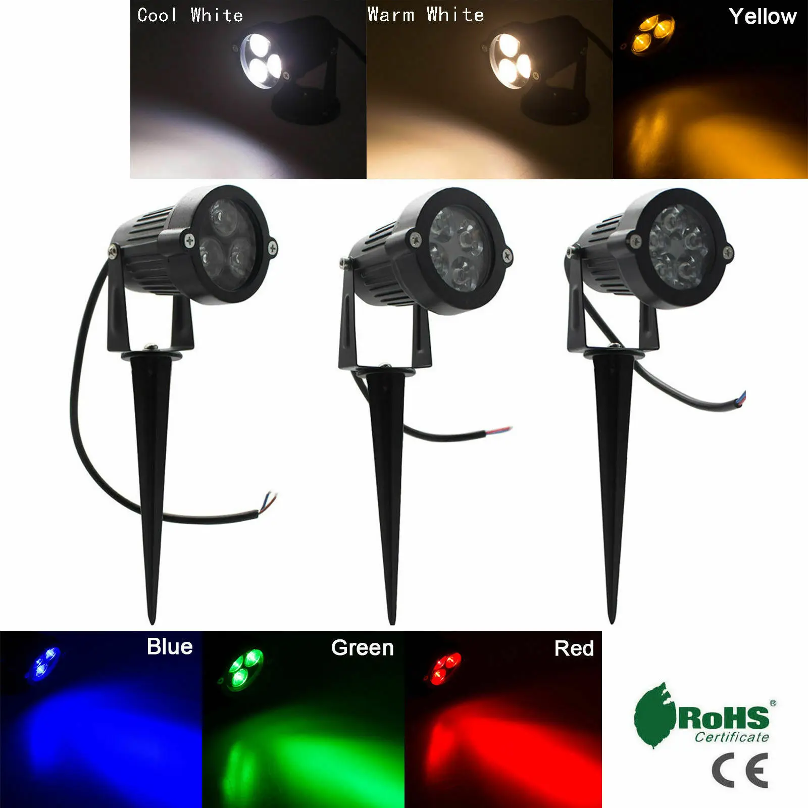 

YORYZENG LED Ландшафтный светильник 9Вт 12Вт 15Вт