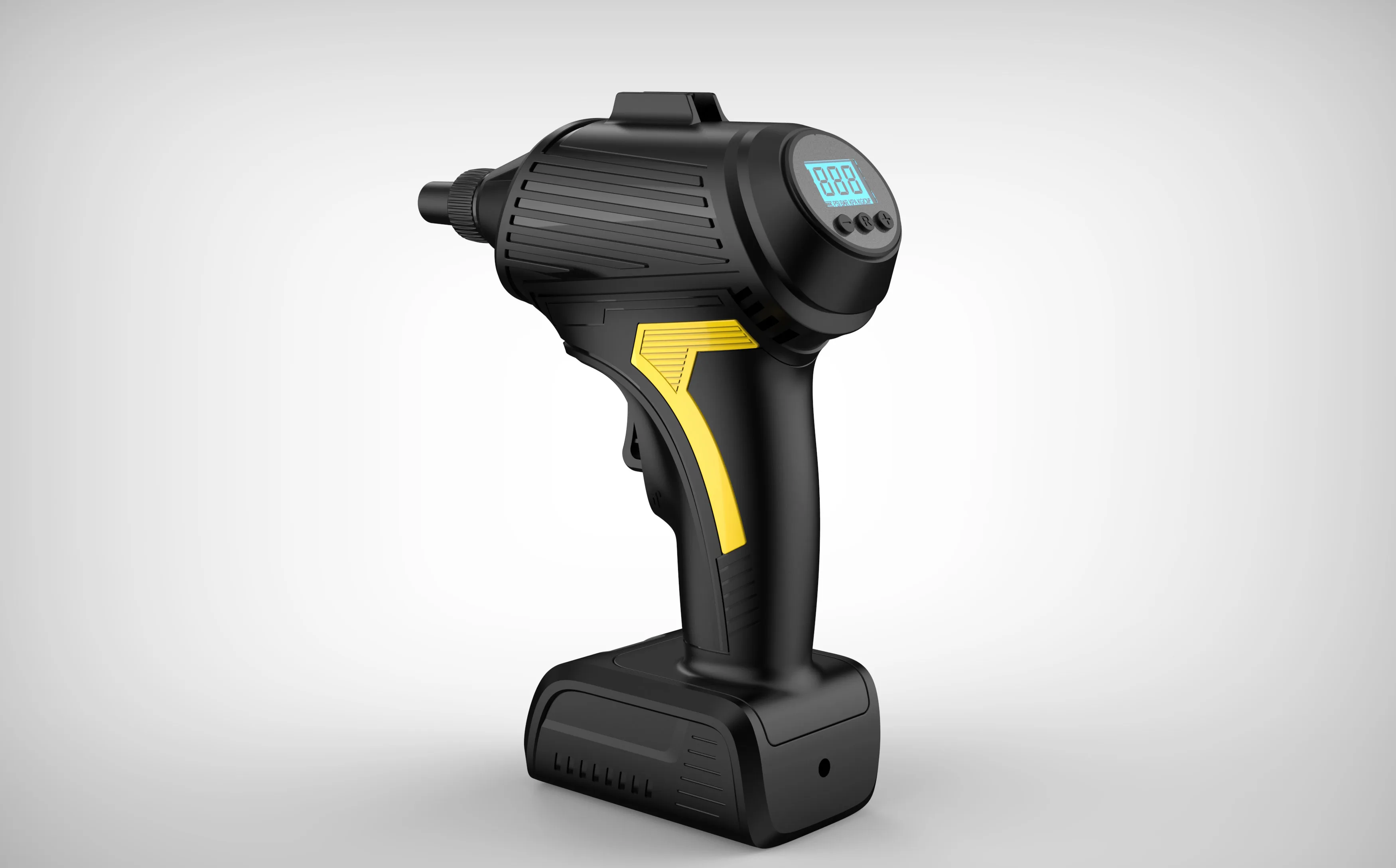 Беспроводной воздушный компрессор портативный насос для шин ручной с цифровым