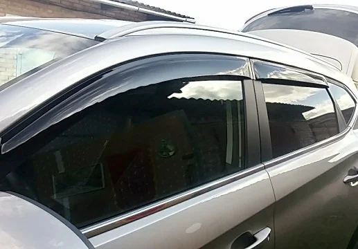 Ветровики для хюндай туксон тусан хендэ дефлекторы окон дождевики на окна