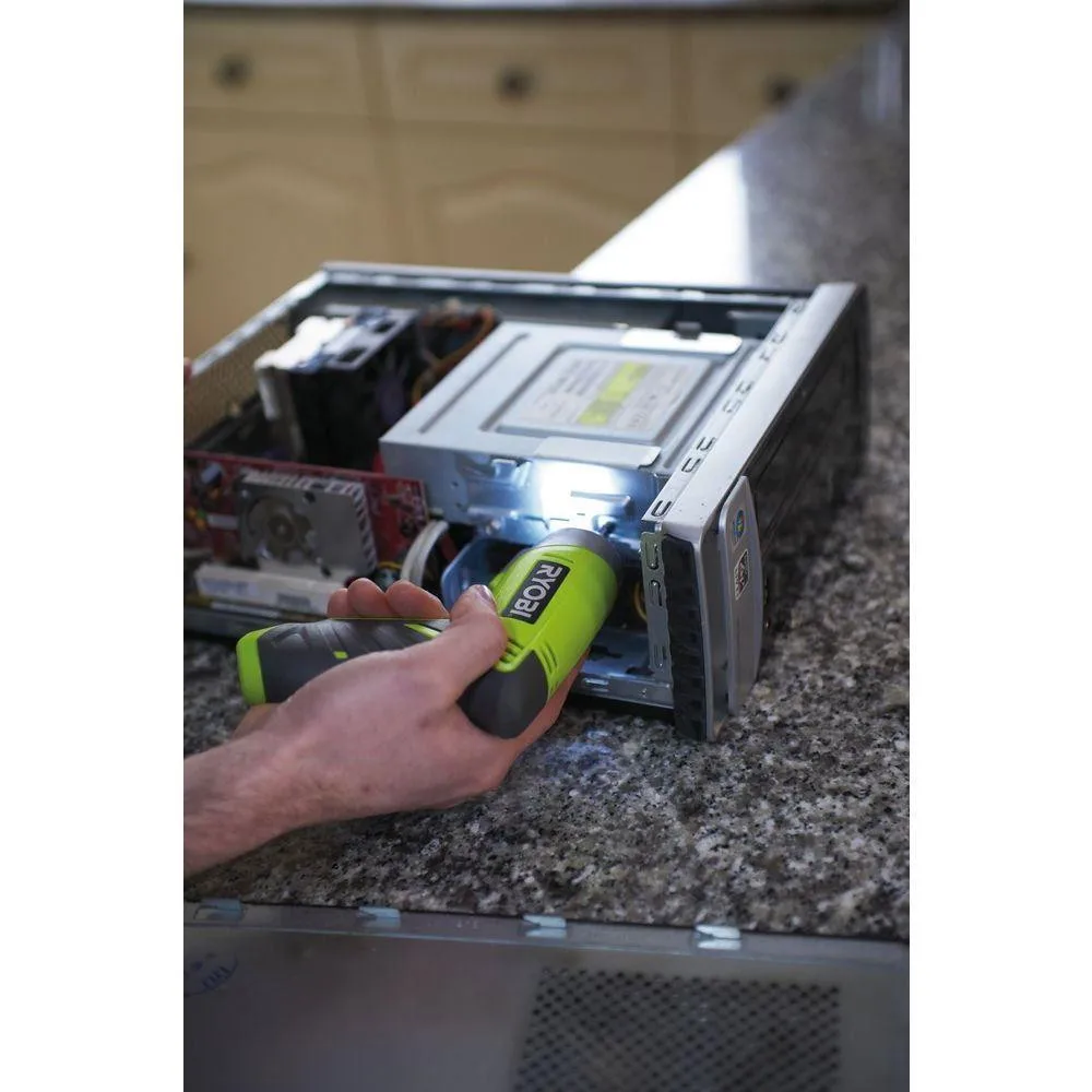 Ryobi R4SDL13C 4 Вольт литий ионная аккумуляторная отвертка электрическая