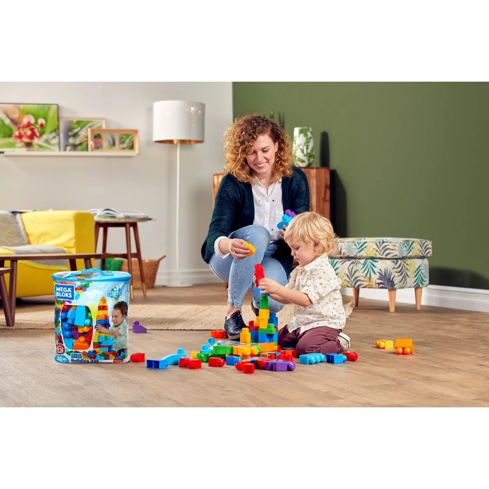 Конструктор Mega Bloks Мой первый конструктор 80 деталей Для мальчиков DCH63 - купить по