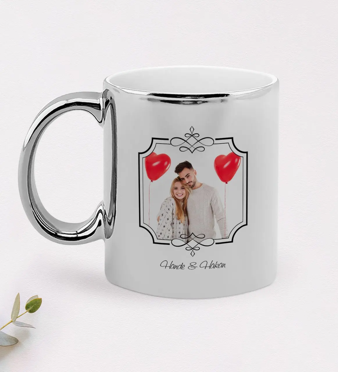 

Персонализированные фото хром кружка Bardak-31