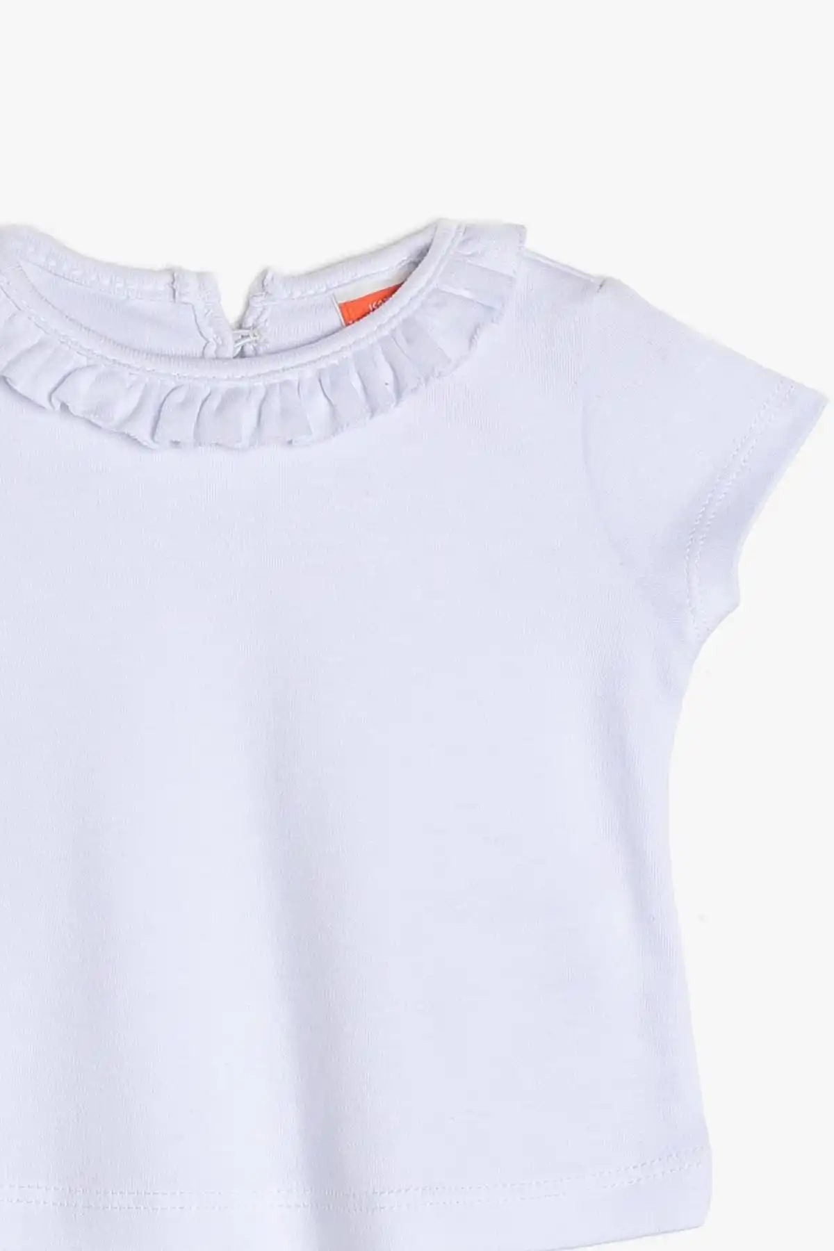 Coton Kids/Белый Детский костюм с рисунком для девочек |