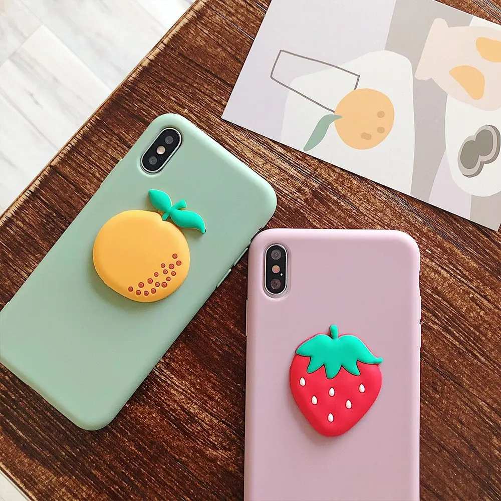3D с рисунками фруктов рисунком Телефон чехол для iPhone 6S Чехол 7 6 плюс девчушки