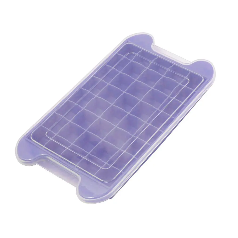 

Ice Cube Maker Mold With Lid Silicone Ice Tray Mold Kitchen Accessories Food Grade With Lid For Ice Cream Party Whiskey Sale
