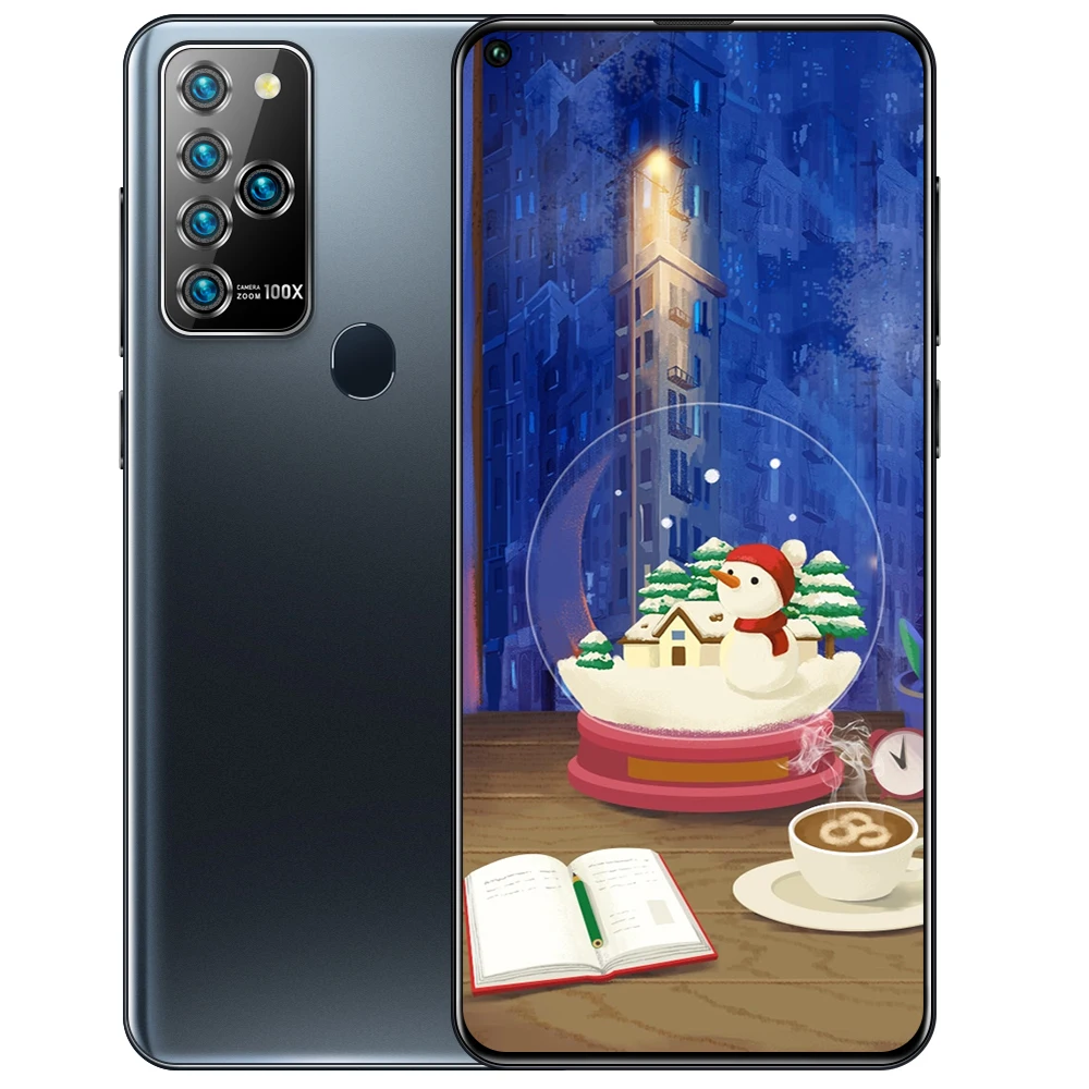 

2021 Hot Sale Note25U 12GB+512GB Smartphone 7.2Inch OLED Screen Android 10.0 Telephone Smartphone With Face Unlock Black Gold