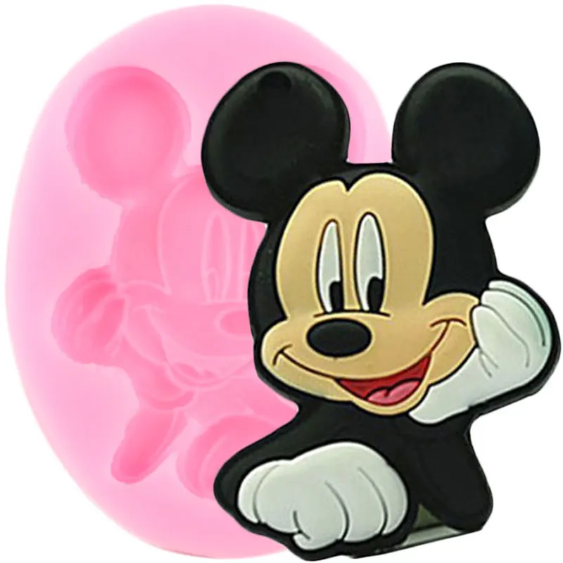 

Disney Mickey Silicone Molds Baby Birthday Cake Decorating Tools Cupcake Baking Chocolate Fondant Mold Candy Clay Resin Moulds