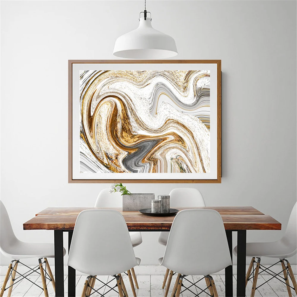 Картина маслом большого размера настенная живопись с большим абстрактным