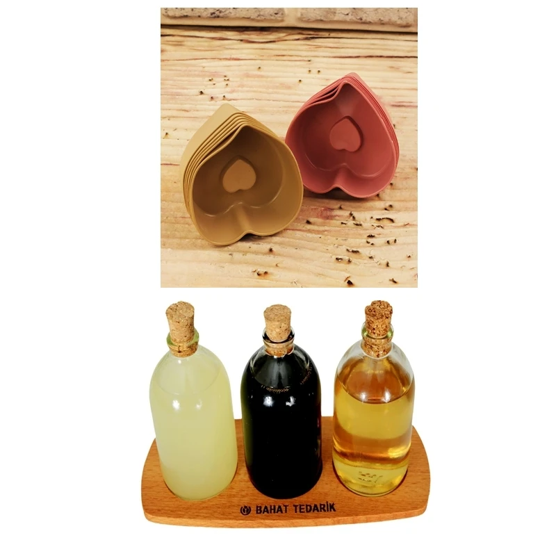 

Mini Vinegar Lemon Cup Set 3 Pieces Cake Mold Gift