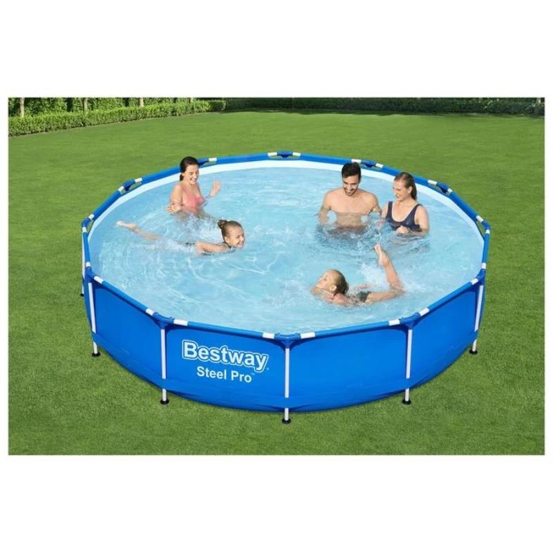 Бассейн 366х76 см каркасный Steel Pro с фильтр-насосом Bestway