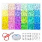 Makersland DIY браслет ожерелье 3 мм Смешанные Буквы акриловые бусины буквенно-цифровой Куб свободные разделительные бусины для фотографий