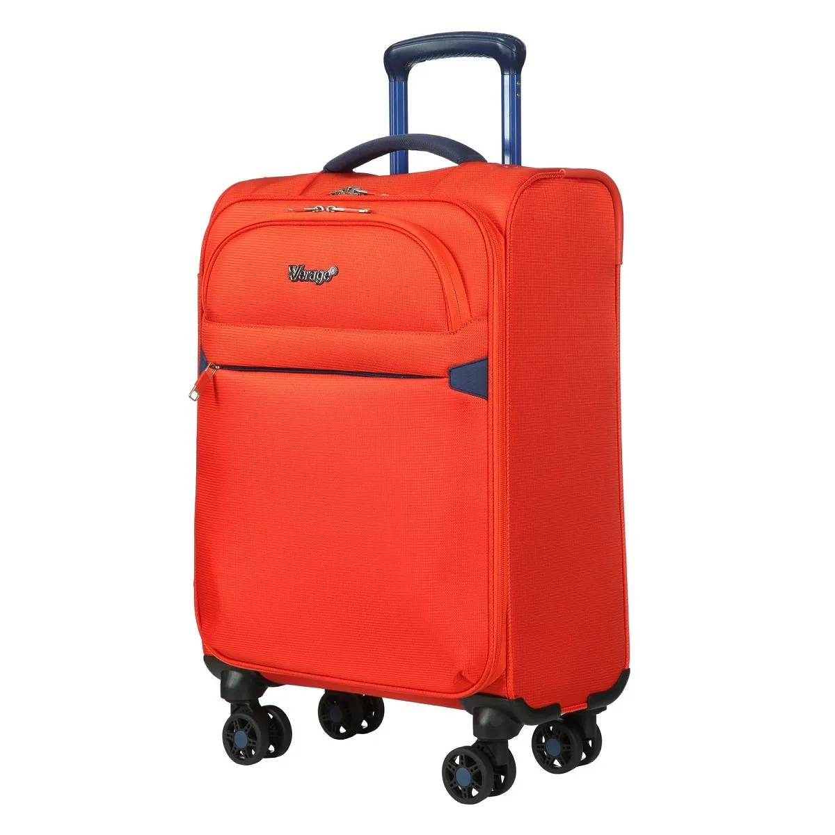Suitcase retail gm18100w18.5 fabric case with expander ultra light double silent wheels durable | Багаж и сумки
