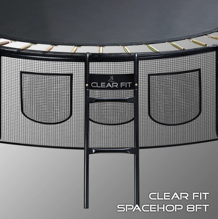 Каркасный батут Clear Fit SpaceHop 8Ft с сеткой для дачи. детский | Спорт и развлечения