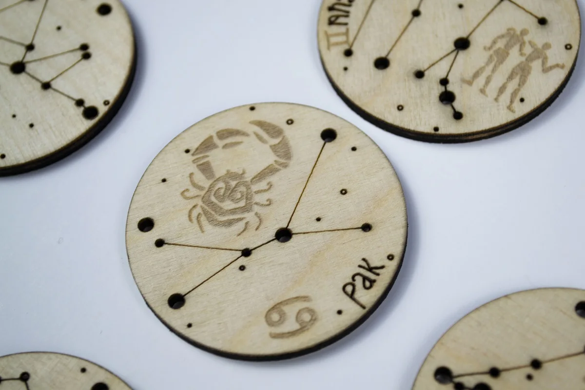 Подставка под стаканы созвездие комплект 12 шт кухня для пива бокалов вина