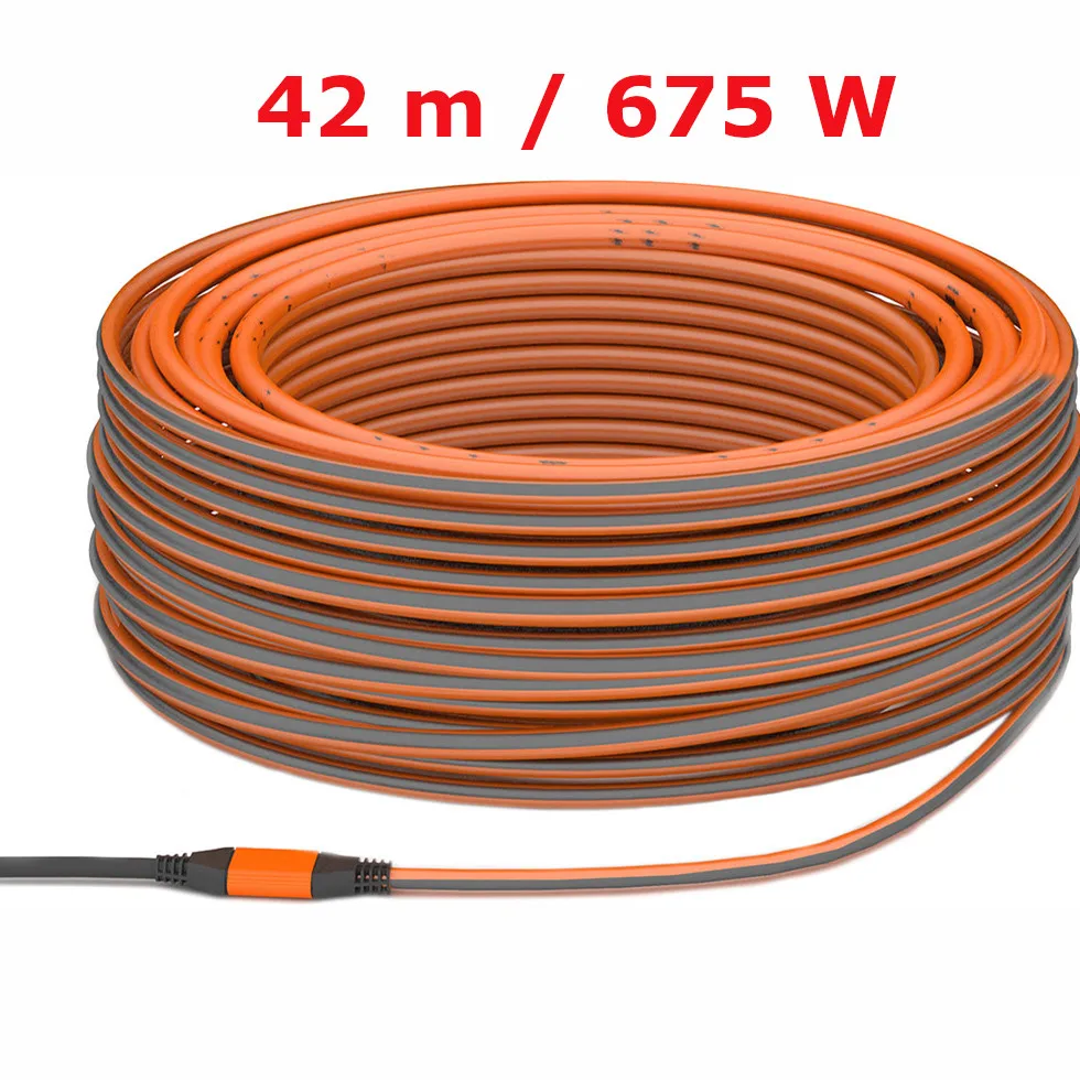 Кабель нагревательный для теплого пола &quotТеплолюкс&quot ProfiRoll 42 0 м/675 Вт Площадь