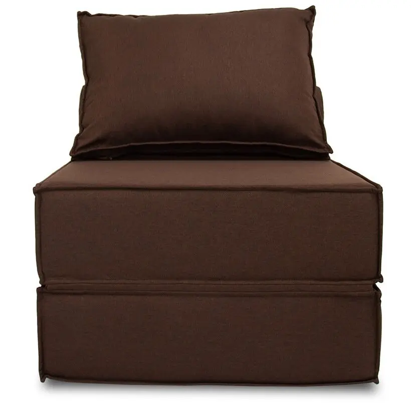 Chair bed puff SPB &quotvelvet" folding with removable covers |