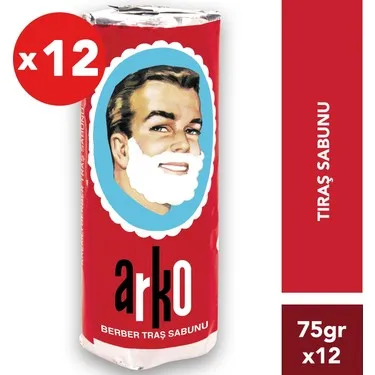 Традиционные парикмахерские мыльные палочки Arko 12X кремовая пена безопасная