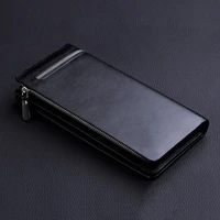 mens wallet case luxury business clutch mens wallets high capacity long hand clutch wallet men leather trendy mobile phone bag