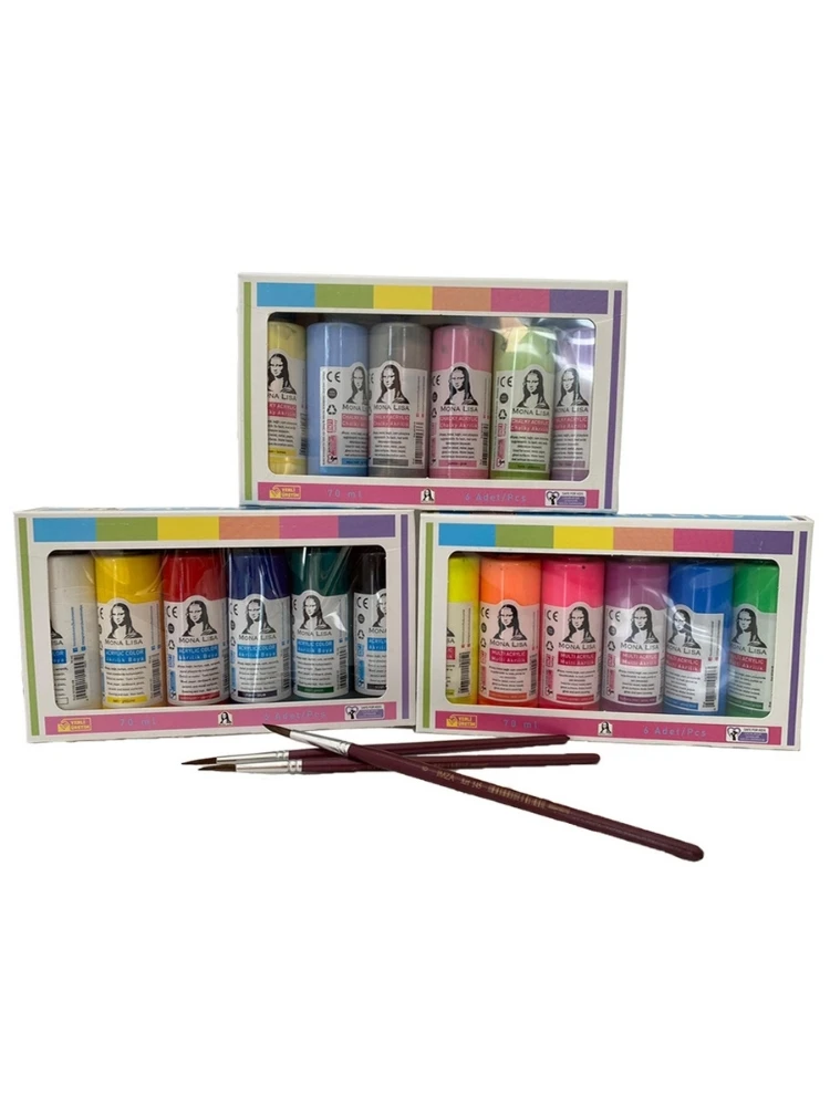Акриловая краска комплект принадлежности для живописи Airbrush профессиональная