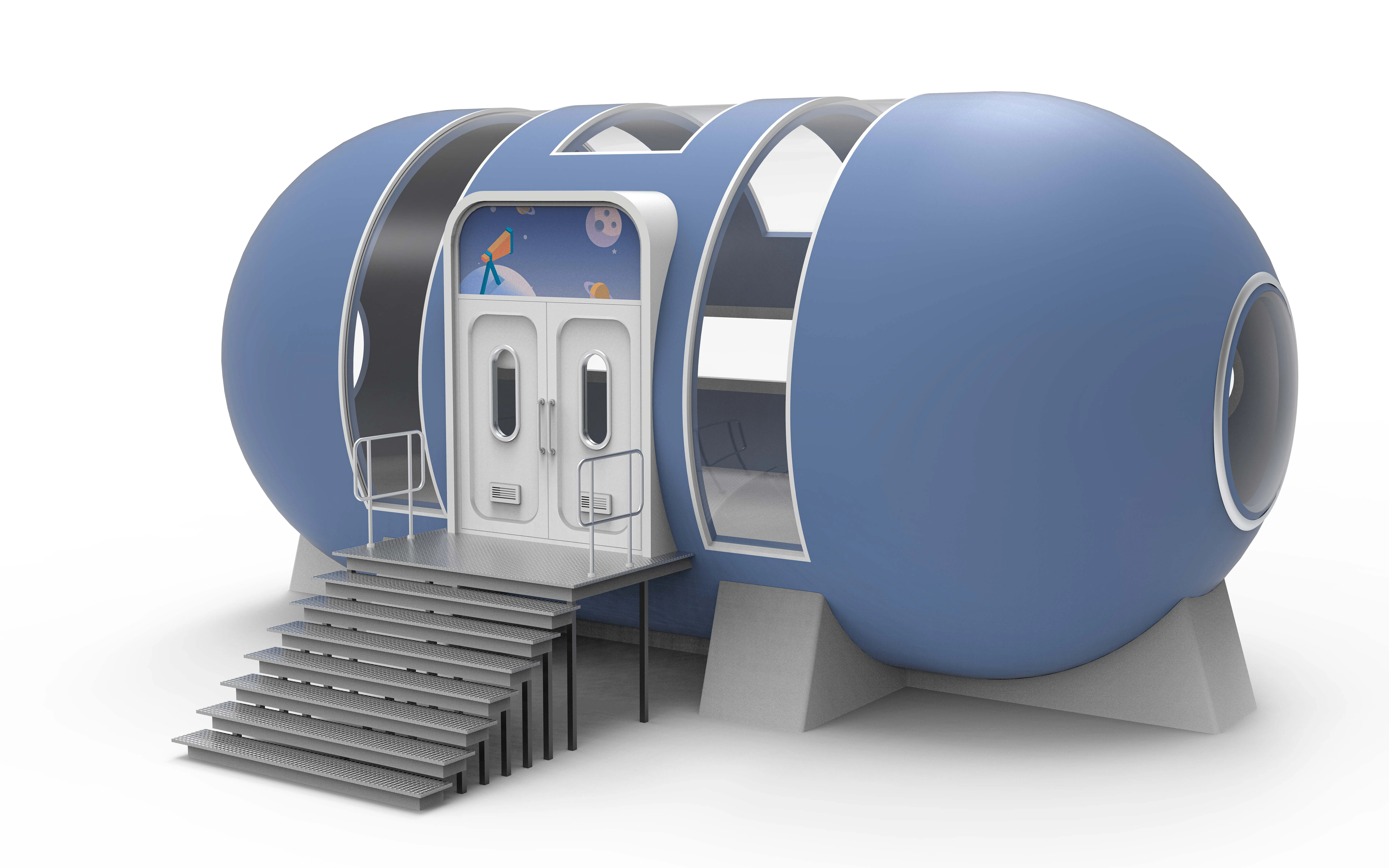 Dome House-building an prefab and assembly house （51.3 square meters） | Summerhouses