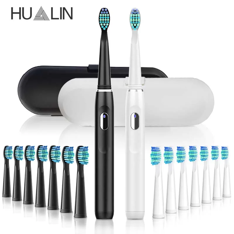 

2022 Electric Toothbrush Rechargeable Buy One Get One Free Sonic Toothbrush 4 Mode Travel Toothbrush with 3 Brush Head Gift