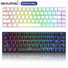 Игровая механическая клавиатура SKYLOONG GK68S, 68 клавиш, беспроводная Bluetooth оптическая клавиатура с горячей заменой, RGB подсветка, геймерская клавиатура для iPda GK61