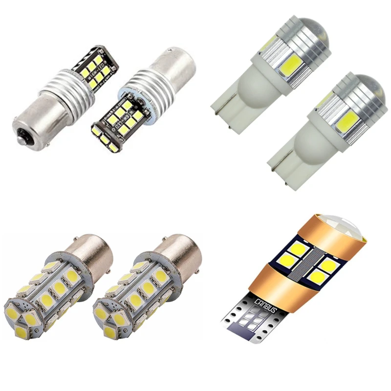 Светодиодная лампа TDS TS-CAL 2 штуки 300 600 1500 Lumen T10/W5W 1156/BA15S/P21W P21W/1156 | Автомобили и