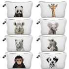 Серия панда с милыми животными, женская сумка коала с принтом слона, повседневные косметички, водонепроницаемая косметичка, портативная маленькая сумочка для туалетных принадлежностей