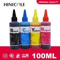 hinicole printer ink 100ml bottle dye ink refill kit for hp for canon for brother for epson for ricoh inkjet cartridge ciss tank