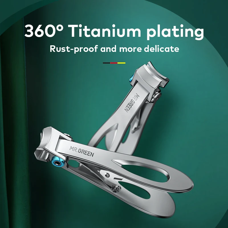 Кусачки MR.GREEN для ногтей набор из нержавеющей стали широкие ноготь маникюра