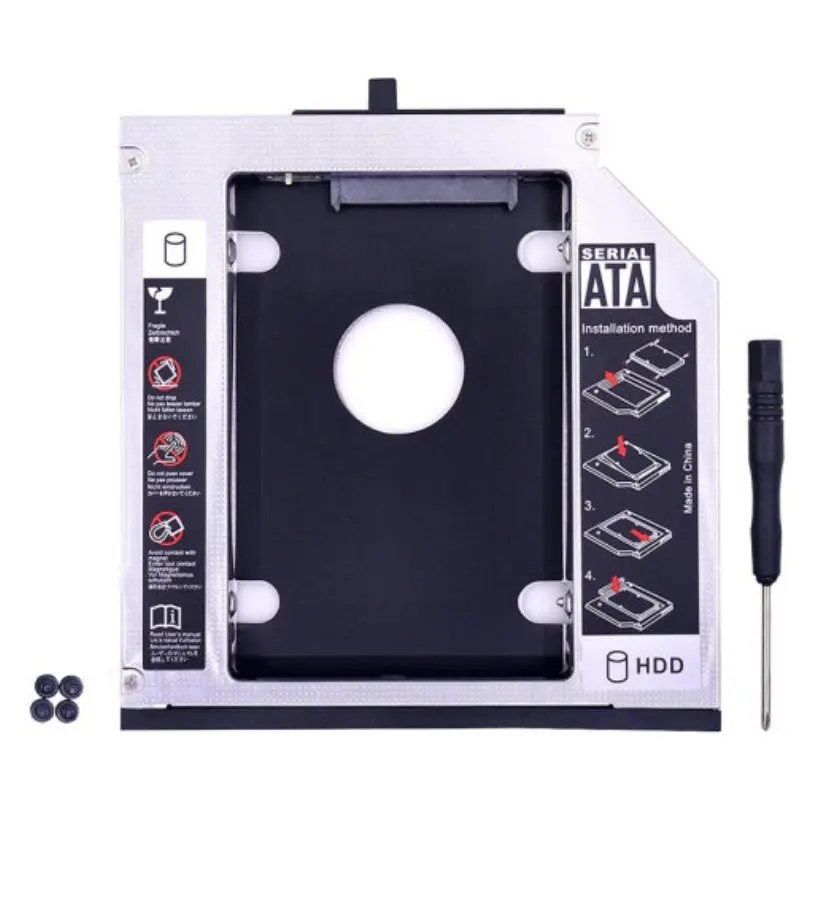 Адаптер устройств 2.5&quot(SSD HDD) в отсек привода ноутбука салазки Optibay HDD Caddy |