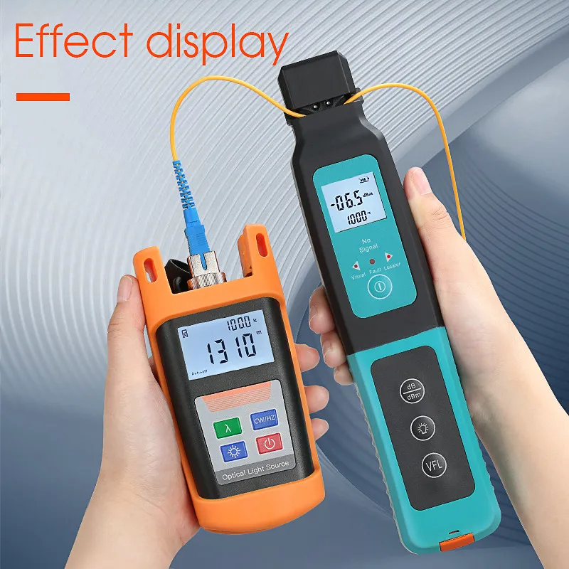 Best combination AUA-40 Identifier and AUA-1315 OPM Optical Power Meter Portable 1310,1550nm + Live Fiber Visual fault Locator