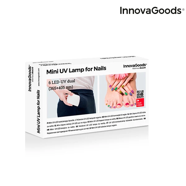InnovaGoods Мини УФ лампа для ногтей|Лак ногтей| |