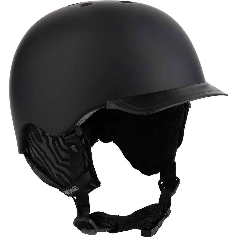 Шлем PRIME Snowboards (Unisex) для сноуборда и горных лыж черный|Горнолыжный шлем| |
