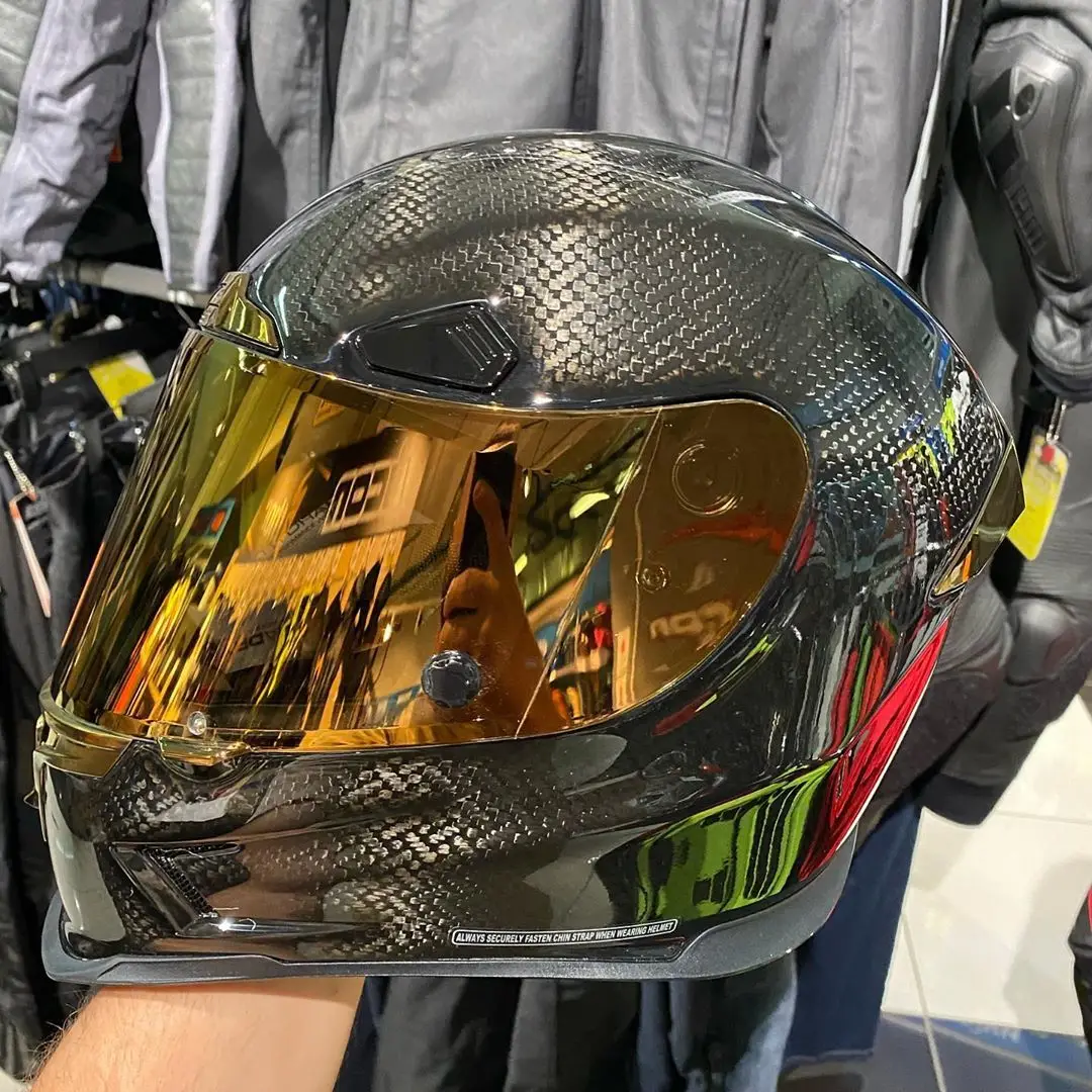 Фото Визор Optics Track Gold для шлема Icon золотой (Airmada, Airframe Pro, Airform) №4