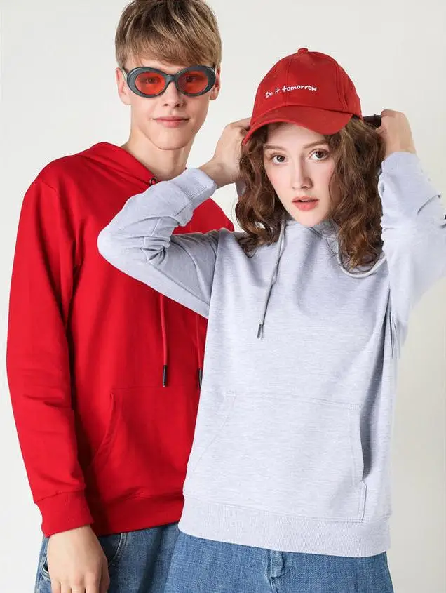 Мягкая Спортивная Толстовка Obrix в стиле унисекс двойные карманы с капюшоном и