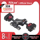 Двойная шаровая Головка NITZE MAGIC ARM (14 дюйма-20 до 38 дюйма-16 дюймов с установочными штифтами ARRI)-N50D