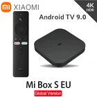 Оригинальная ТВ-приставка Xiaomi Mi 4K, Android 9,0, Ultra HD, потоковый медиаплеер, Google глобальная версия, четырехъядерный процессор, 2 Гб + 8 Гб, лучшая ТВ-приставка
