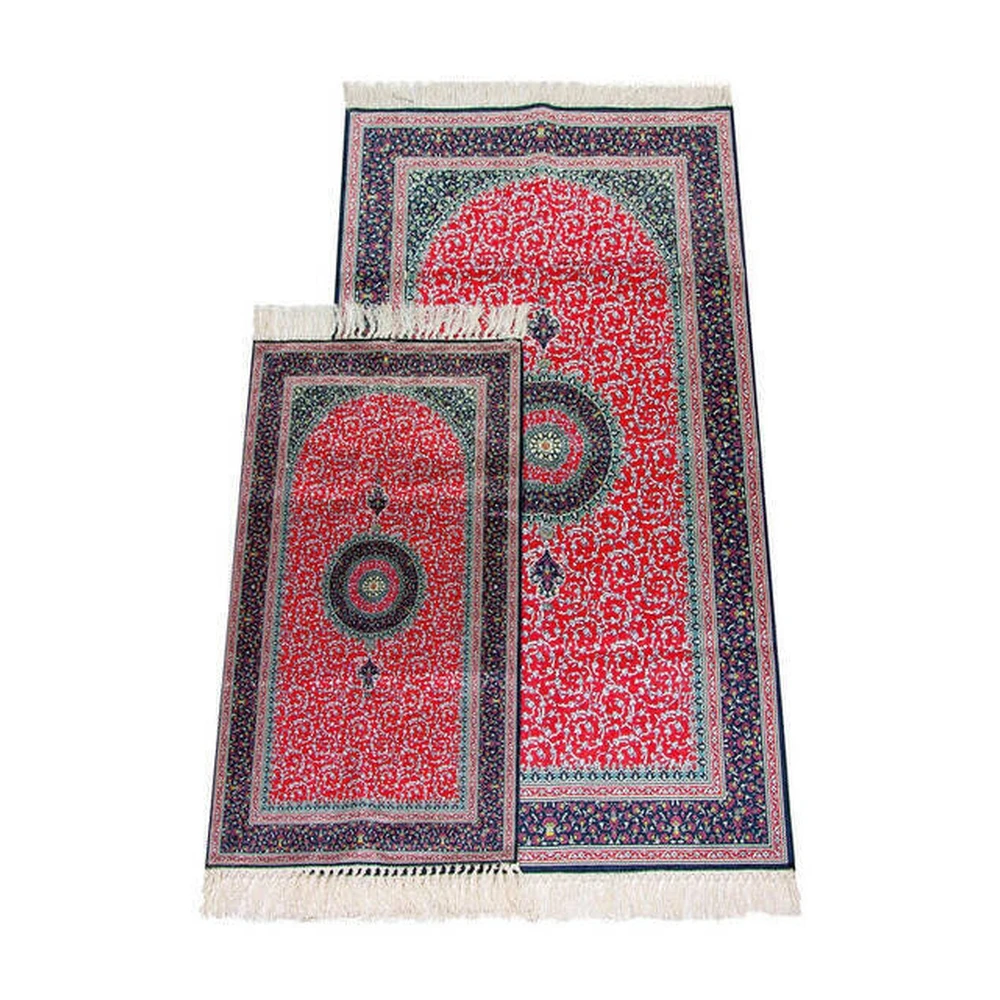 IQRAH Prayer Rug Kit, Father 'S Day, Muslim, Mother 'S Day, Muslim gift, Prayer, Namazlık, red Blue Yellow Green Turquoise