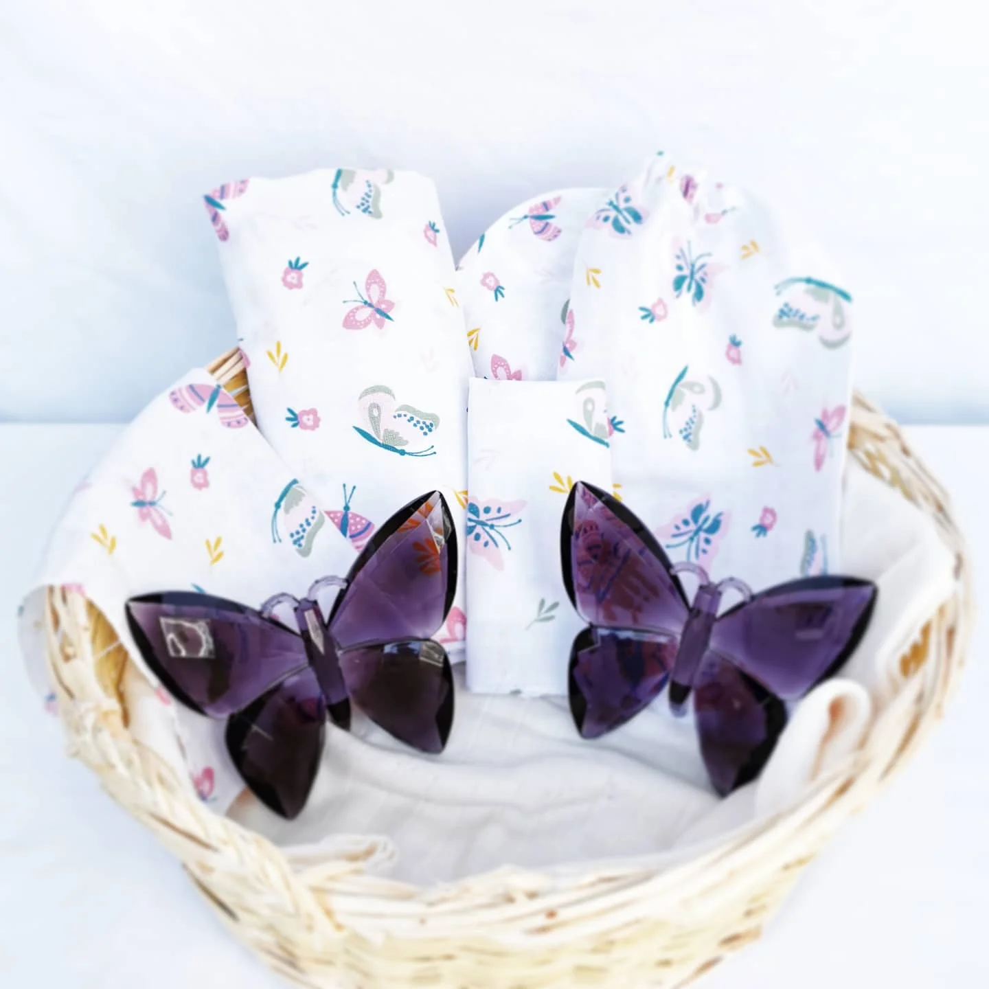 

Mslin Blanket Set Butterfly 100 Cotton