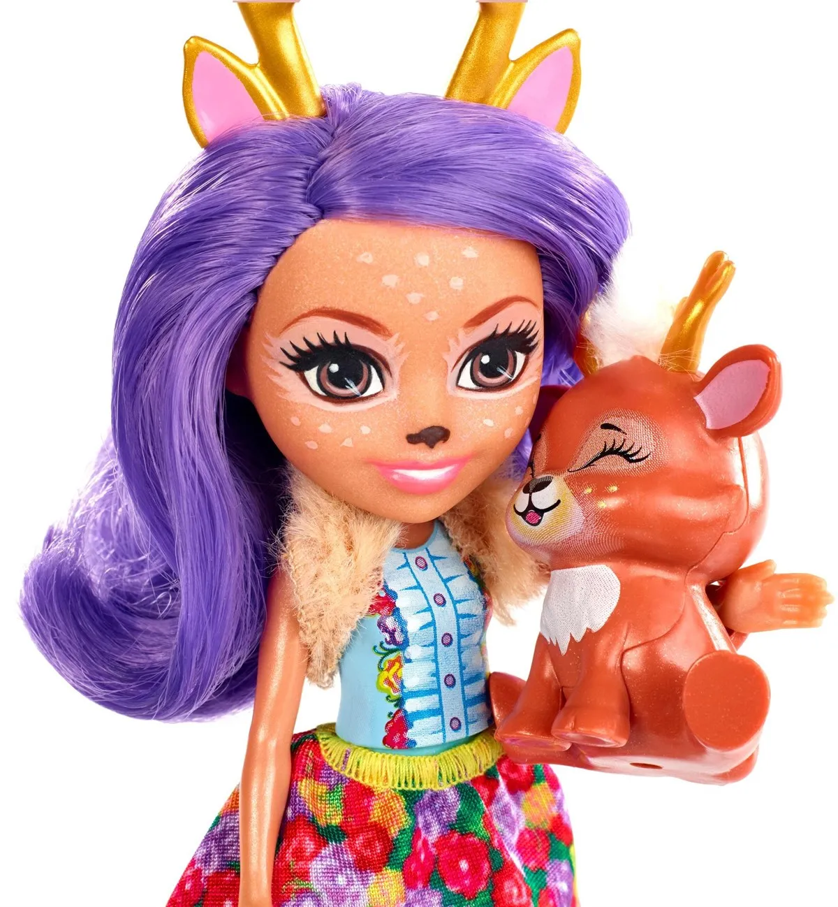 Enchantimals Кукольная база с питомцем danessa deer and sprint fxm75 mattel оригинальная кукла Куклы