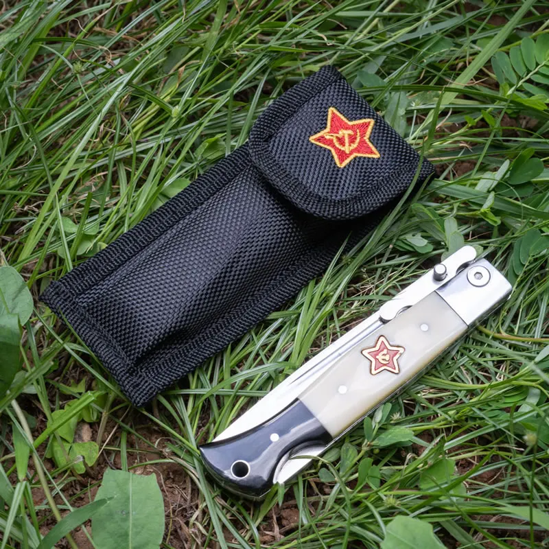 Русский нож Finka NKVD KGB карманный складной охотничий инструмент для выживания