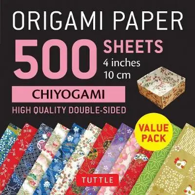 

Бумага для оригами 500 листов с узорами Chiyogami 4 дюйма (10 см): бумага для оригами все: Высококачественная двойная