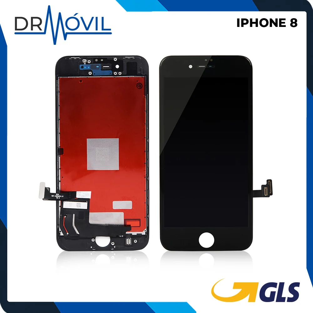 Полный экран для iPhone 8 черный ЖК-дисплей совместимый с дисплеем Apple Retina-Plaza España