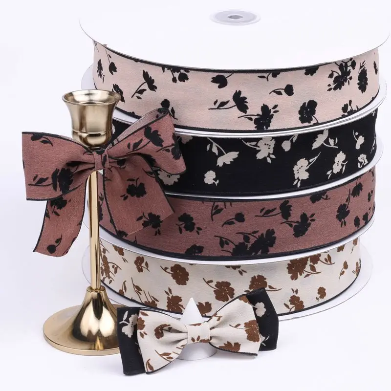 Шифоновая лента с окантовкой цветок искусственная свадебная ткань украшение для