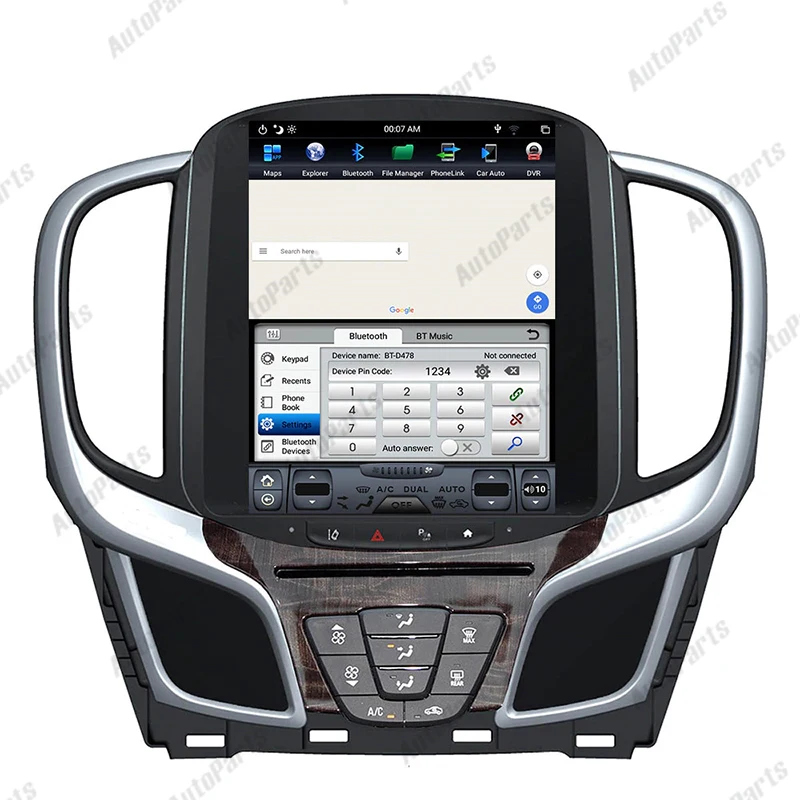 

KUKUZ Android 9 For Buick Lacrosse 2015-2018 Tesla Screen 10.4" Car Multimedia GPS Navi Stereo Head Unit Radio Carplay DSP PX6