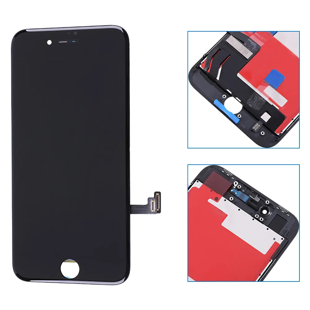 Elekworld класс AAA экран для iPhone 6 7 8 Plus X ЖК-дисплей 3D сила кодирующий преобразователь сенсорного экрана в сборе без битых пикселей