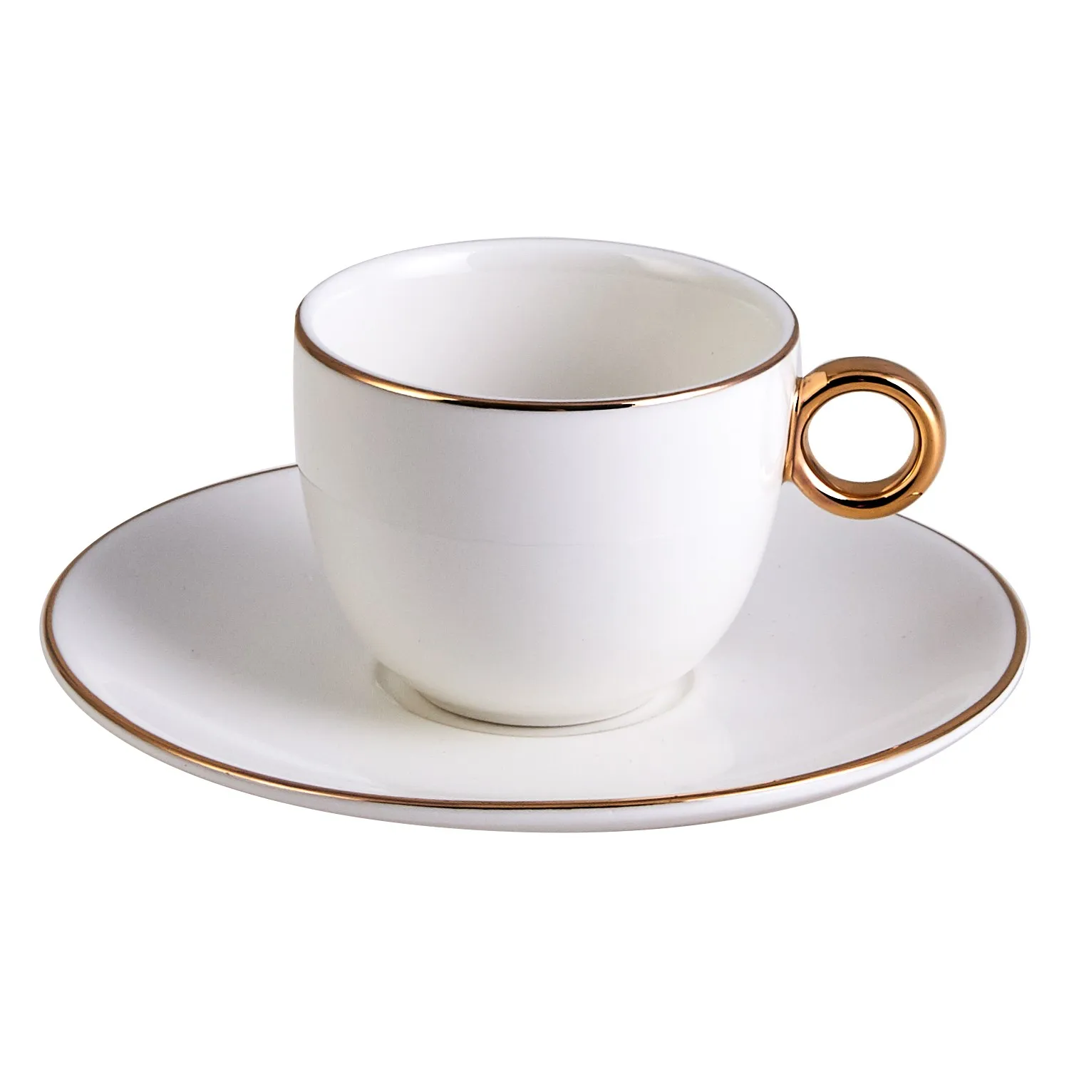 

WONDERFUL MAGNIFICENT Karaca Ring Set of 6 Coffee Cups QUALITY FREE SHIPPING WITH BEVERAGES AND BEVERAGES